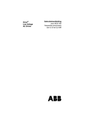 ABB ACS 101-H25-1 Gebruikshandleiding