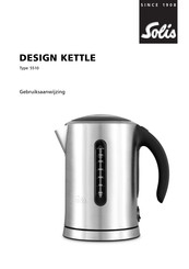 SOLIS Design Kettle 5510 Gebruiksaanwijzing