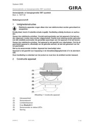 Gira 5377 02 Bedieningsvoorschrift