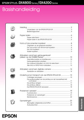 Epson STYLUS DX4200 Series Basishandleiding