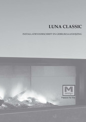 M Design LUNA CLASSIC Installatievoorschrift En Gebruiksaanwijzing