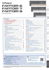 Roland FANTOM 7 Gebruikershandleiding