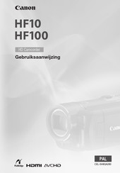 Canon HF10 Gebruiksaanwijzing