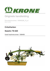 Krone Swadro TS 620 Originele Handleiding