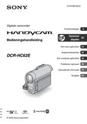 Sony Handycam DCR-HC62E Bedieningshandleiding