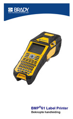 Brady BMP 61 Beknopte Handleiding