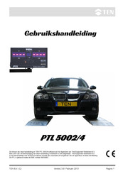 TEN PTL 5002/4 Gebruikshandleiding