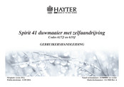 Hayter Spirit 41 Gebruikershandleiding