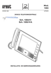 Urmet 1083/41 Installatie- En Gebruiksaanwijzing