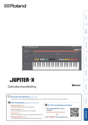 Roland Jupiter-X Gebruikershandleiding