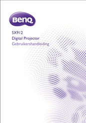 BenQ SX912 Gebruikershandleiding