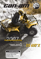 BRP Can-Am DS 650 X 2007 Gebruikershandleiding