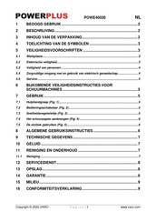 Powerplus POWE40030 Gebruiksaanwijzing
