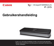 Canon imageFORMULA P-215II Gebruikershandleiding