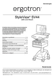 Ergotron SV44-1331-8 Gebruikersgids