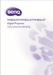 BenQ MX854UST Gebruikershandleiding