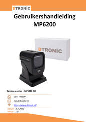 Dtronic MP6200 Gebruikershandleiding