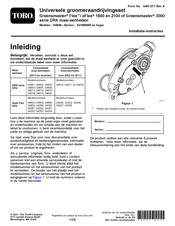 Toro Greensmaster Flex 2100 Series Installatie-Instructie