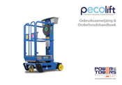 Power Towers pecolift Gebruiksaanwijzing