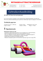 Withagen-Attractieverhuur SP-2007.03 Gebruikershandleiding