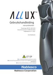 Nabtesco ALLUX NE-Z41SH Gebruikshandleiding