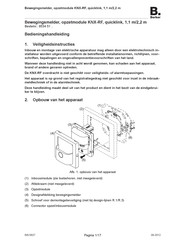 Berker 8534 51 Series Bedieningshandleiding