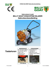 Billy Goat F900S Gebruikershandleiding