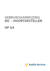 Audio Service HP G4 Gebruiksaanwijzing