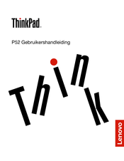 Lenovo ThinkPad P52 Gebruikershandleiding