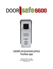 Doorsafe 6600 Gebruiksaanwijzing