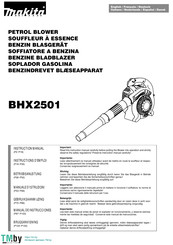 Makita BHX2501 Gebruiksaanwijzing