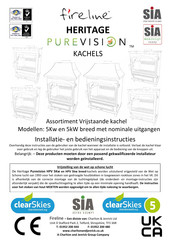 SIA FireLine Purevision Heritage HPV Installatie- En Bedieningsinstructies