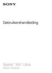 Sony G3223 Gebruikershandleiding