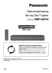 Panasonic DMP-UB704 Gebruiksaanwijzing