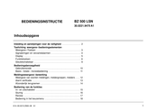 Bosch BZ 500 LSN Bedieningsinstructies
