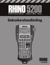 RHINO DYMO 5200 Gebruikershandleiding