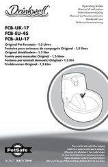 Drinkwell FCB-UK-17 Gebruiksaanwijzing