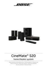 Bose CineMate 520 Gebruiksaanwijzing