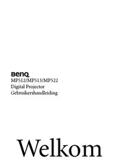 BenQ MP522 Gebruikershandleiding