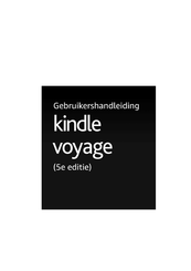 Amazon kindle voyage Gebruikershandleiding