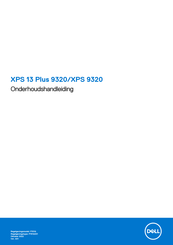 Dell XPS 9320 Onderhoudshandleiding