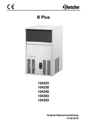 Bartscher 104383 Gebruiksaanwijzing