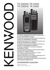 Kenwood TK-D200G Beknopte Handleiding