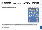 Boss SY-200 Gebruikershandleiding