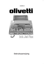 Olivetti Jet-Lab 600 Gebruiksaanwijzing