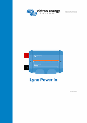 Victron energy Lynx Distributor Gebruiksaanwijzing