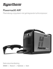 Hypertherm powermax30 Gebruikershandleiding