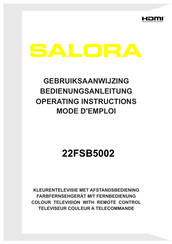 Salora 22FSB5002 Gebruiksaanwijzing