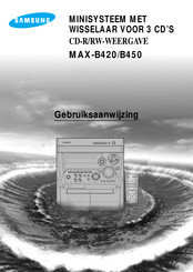 Samsung MAX-B450 Gebruiksaanwijzing