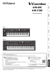 Roland V-Combo VR-09 Gebruikershandleiding